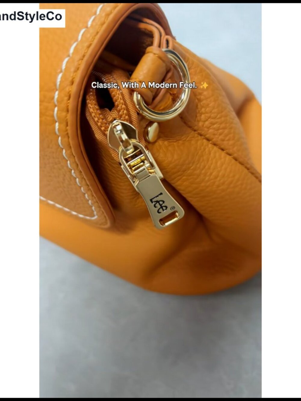 Vegan Leather Satchel Crossbody Bag Top Handle Flap Purse - Picture 6 of 6